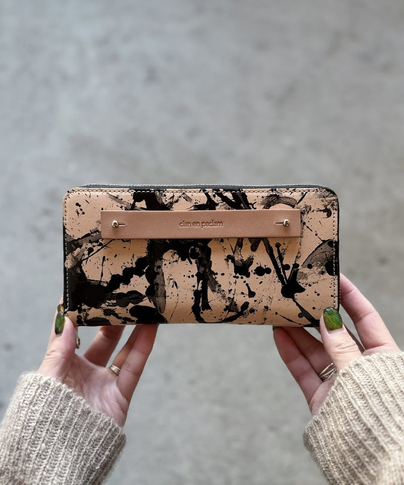 Long Round zip wallet ➖DOODLE➖ | cian en paclam