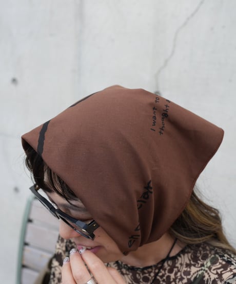 cian en paclam originalバンダナ➖Brown➖