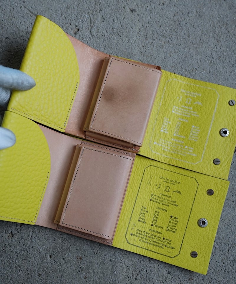 cianenpaclam シアンエンパクラム　ミニウォレット mini wallet ➖ lemon➖ | cian en paclam