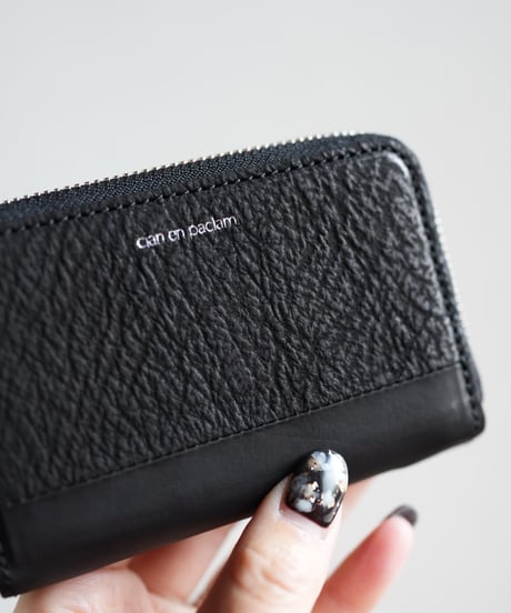 Round coin purse➖black➖