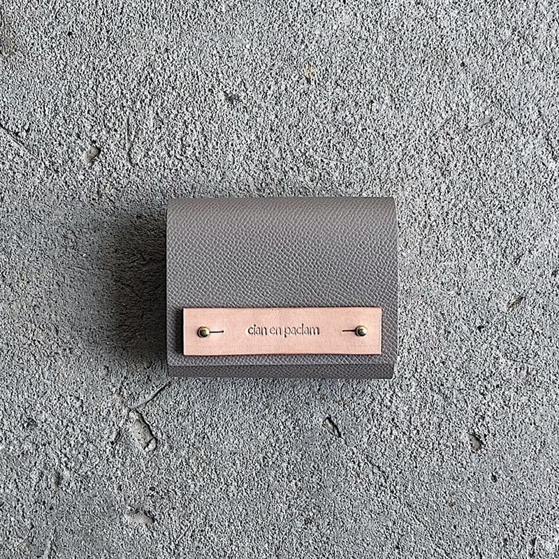 mini wallet ➖ warm gray ➖ | cian en paclam 