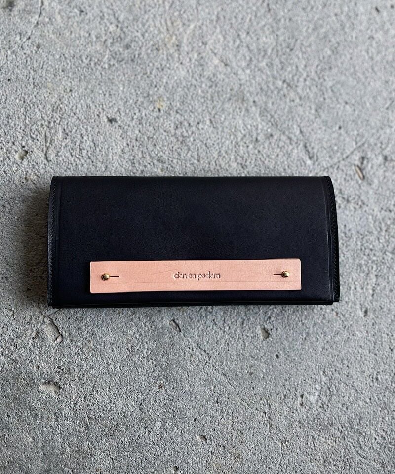 long wallet 『yoni』➖ german black➖ | cian en paclam