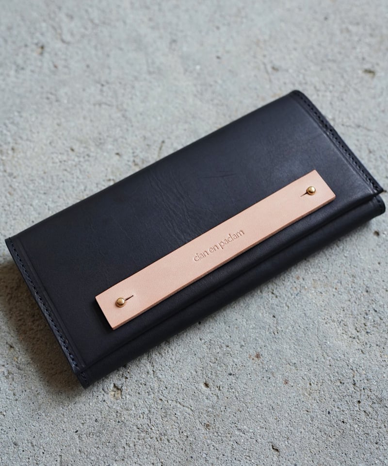 long wallet 『yoni』➖ german black➖ | cian en paclam