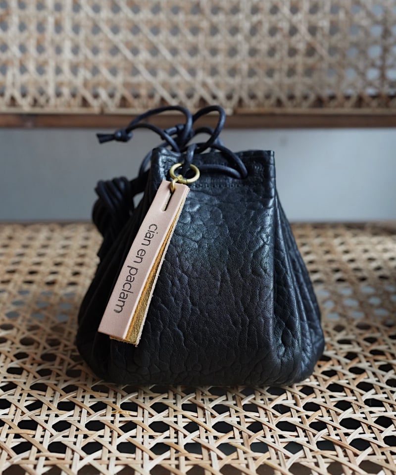 drawstring bag➖sheep black➖ | cian en paclam