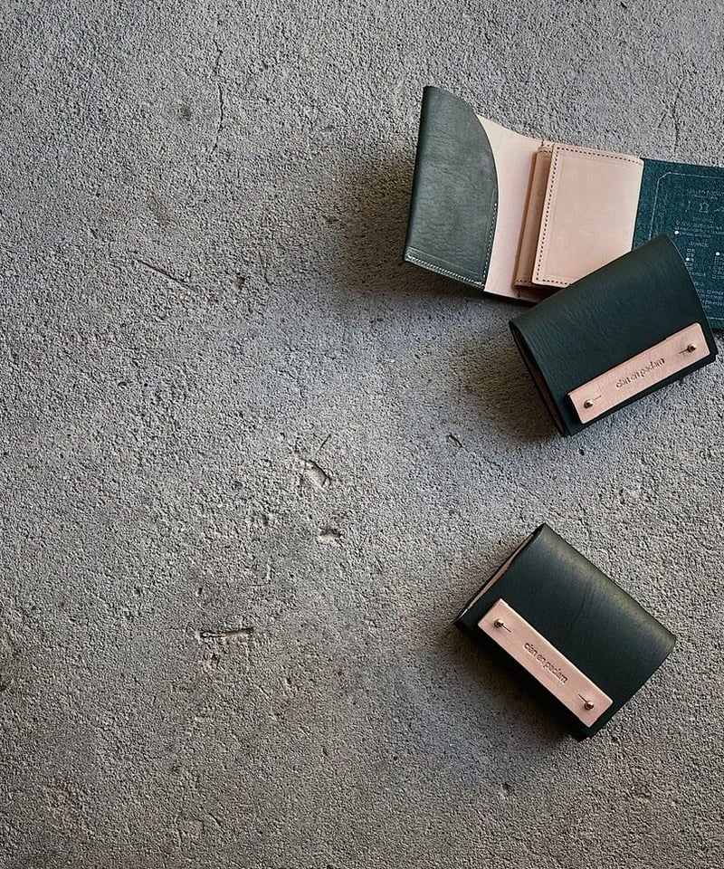 mini wallet ➖ NAKI dark green➖ | cian en paclam