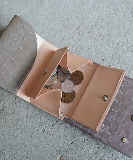 mini wallet➖panther Taupe➖
