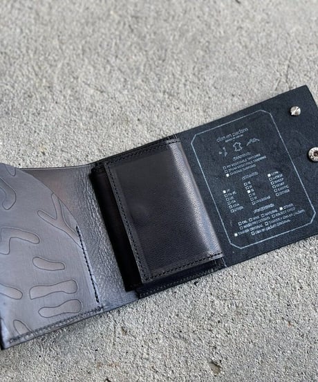mini wallet  ➖SHAPES black ✖︎ black ➖
