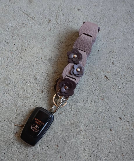 Short strap ➖flower pink beige➖