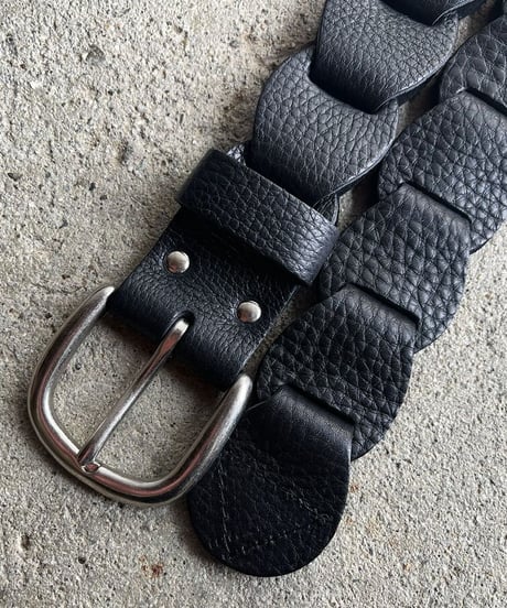 Leather Belt "short type"➖black ➖