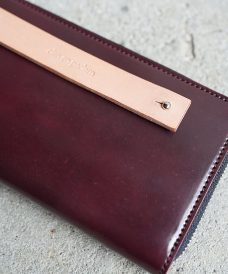 Long Round zip wallet ➖cordovan HORWEEN社➖