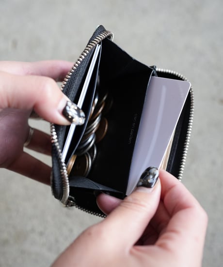 Round coin purse➖black➖