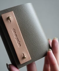 mini wallet ➖ warm gray ➖