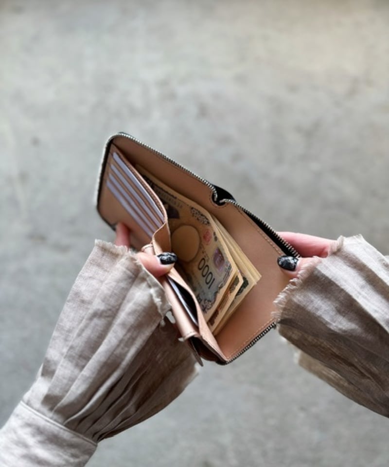 Round zip wallet➖DOODLE➖ | cian en paclam