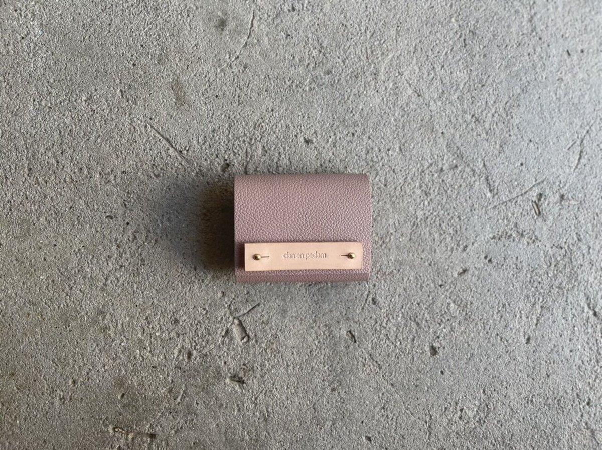 mini wallet ➖pink beige ➖ | cian en paclam 