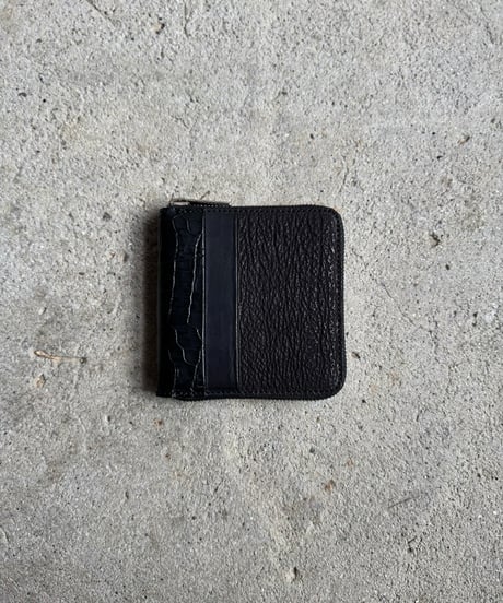 Round zip wallet➖NUE black➖