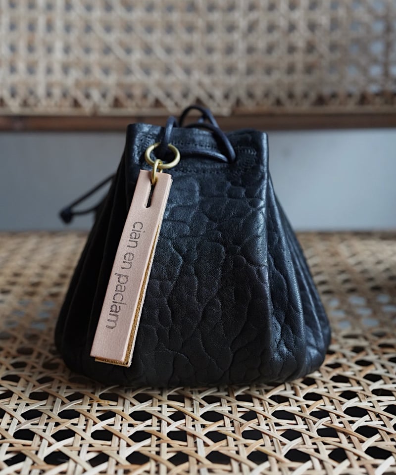 drawstring bag➖sheep black➖ | cian en paclam