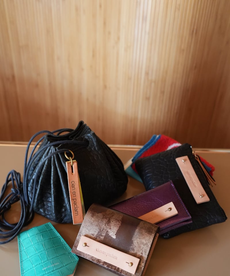 drawstring bag➖sheep black➖ | cian en paclam