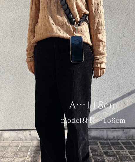 Long strap➖black➖