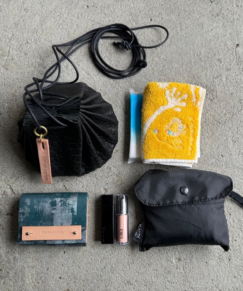 drawstring bag➖sheep black➖ | cian en paclam