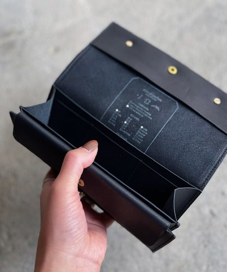 long wallet 『yoni』➖ german black➖