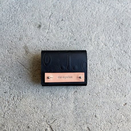 mini wallet  ➖SHAPES black ✖︎ natural ➖