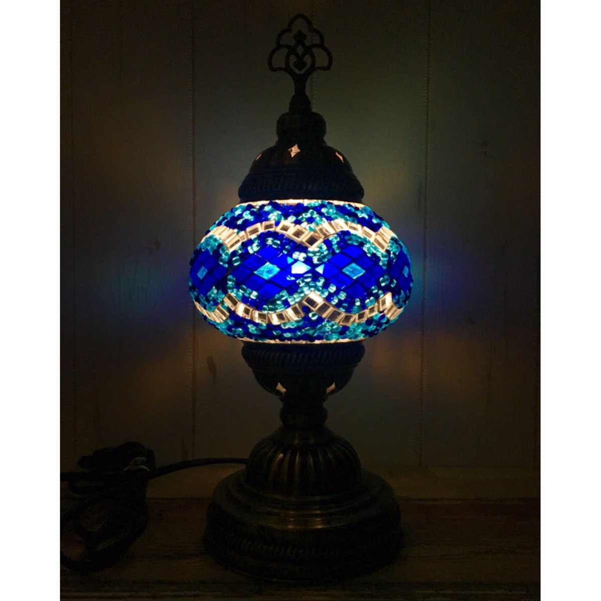 トルコ スタンドランプ Mサイズ ブルー2 TSLM-005 トルコ スタンドランプ Mサイズ ブルー2 TSLM-005 【公式通販】