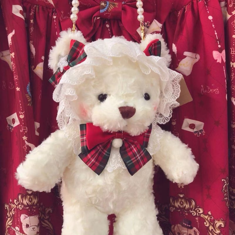 テディベアバッグ ポシェット ショルダーバッグ ぬいぐるみ かわいい