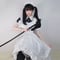 高品質 メイド服 エプロン クラシック ロング ロリータ 3点セット 長袖 半袖 コスプレ  体型カバー
