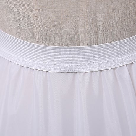 パニエ ワイヤー ボリューム 定番 4本 ワイヤーパニエ フリル 結婚式 ウエディングドレス 衣装 ロング