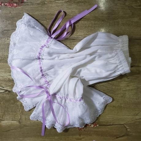 即納 ロリータ ドロワーズ かぼちゃパンツ 春夏 ミニ丈 レース  レディース  ホワイト ブラック