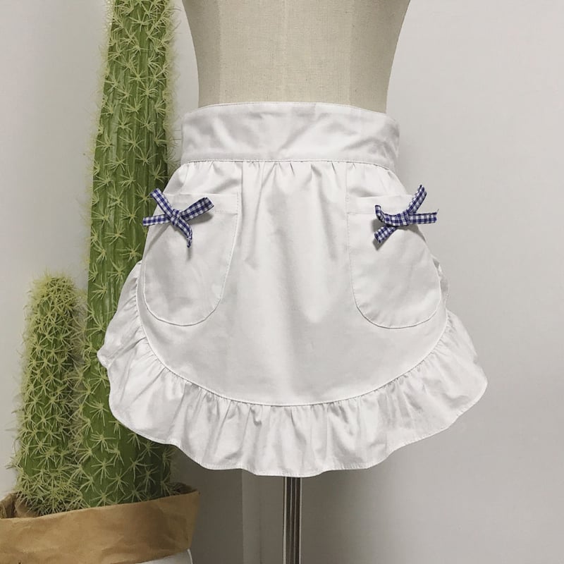 ロリータ ミニ エプロン スカート レディース ゆめかわいい