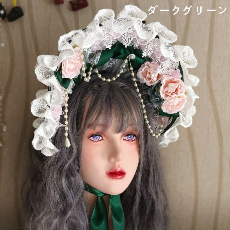 ロリータ 帽子 ボンネット ボンネ ヘッドドレス ロリィタ
