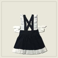 ロリータ エプロンスカート ラップスカート ゆめかわいい メイド レディース ロリィタ カフェ 喫茶 制服