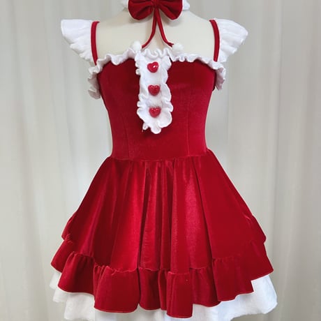 コスプレ 豪華セット サンタクロース クリスマス衣装 サンタドレス レディース ゆめかわいい セクシー ロリータ