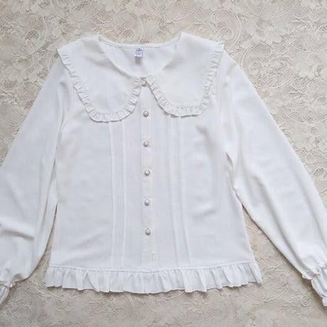 ブラウス ロリータ 春夏秋 レディース 長袖 半袖 選べる ロリィタ フリル XS-2XL
