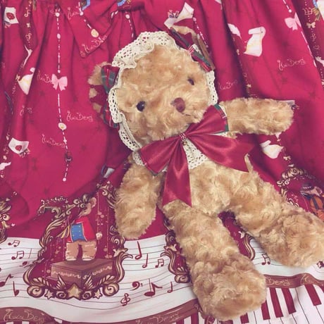 テディベアバッグ ポシェット ショルダーバッグ ぬいぐるみ かわいい 可愛い ロリータ   ニューイヤー クリスマス版