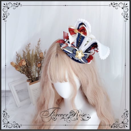 ロリータ うさぎ耳 兎 帽子 レディース 甘ロリ  コスプレ ハロウィン  ハット ヘアアクセ 選べる色