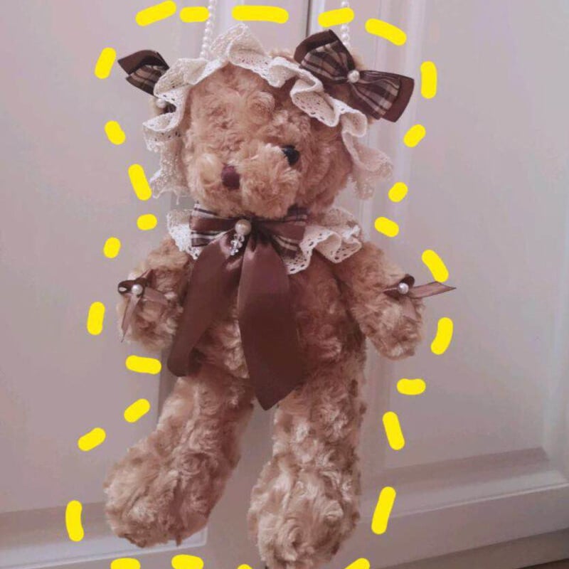 ロリータ バッグ 甘ロリ テディベア ポシェット レディース