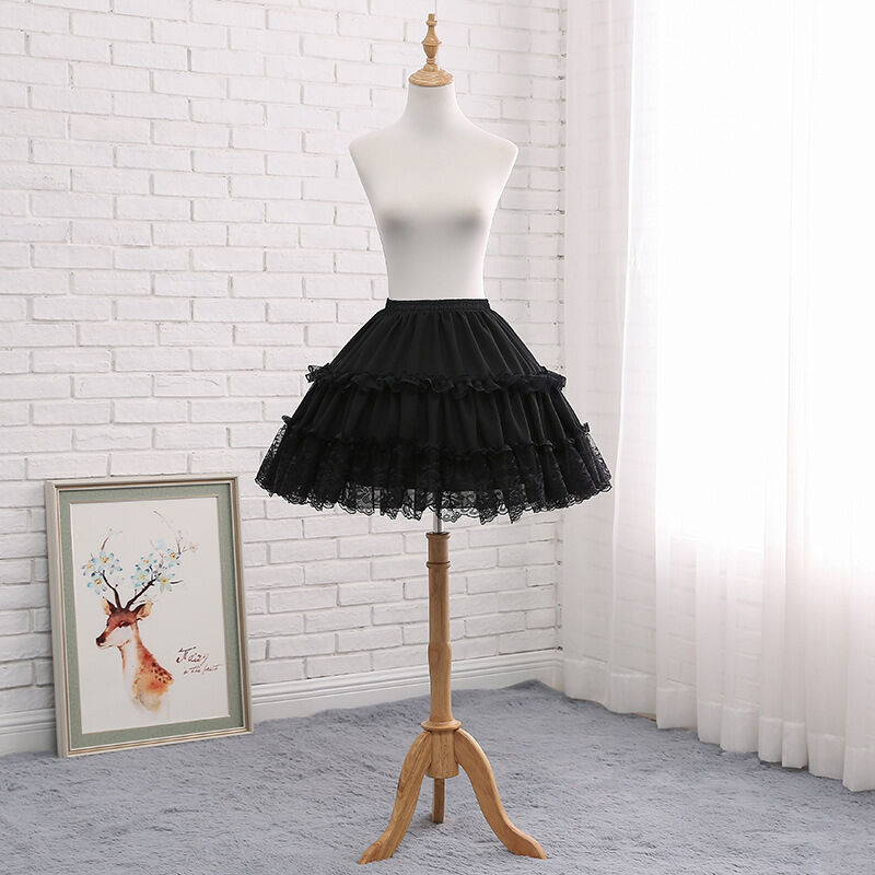 お気にいる 膝丈 丈47cm ワイヤーパニエ パニエ ミディアム丈 涼しい 夏用 服&ファッション小物
