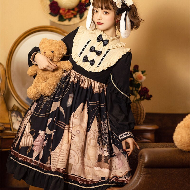 ロリータ ワンピース レディース ドレス ゴシック ロリィタ 日常 ハイ
