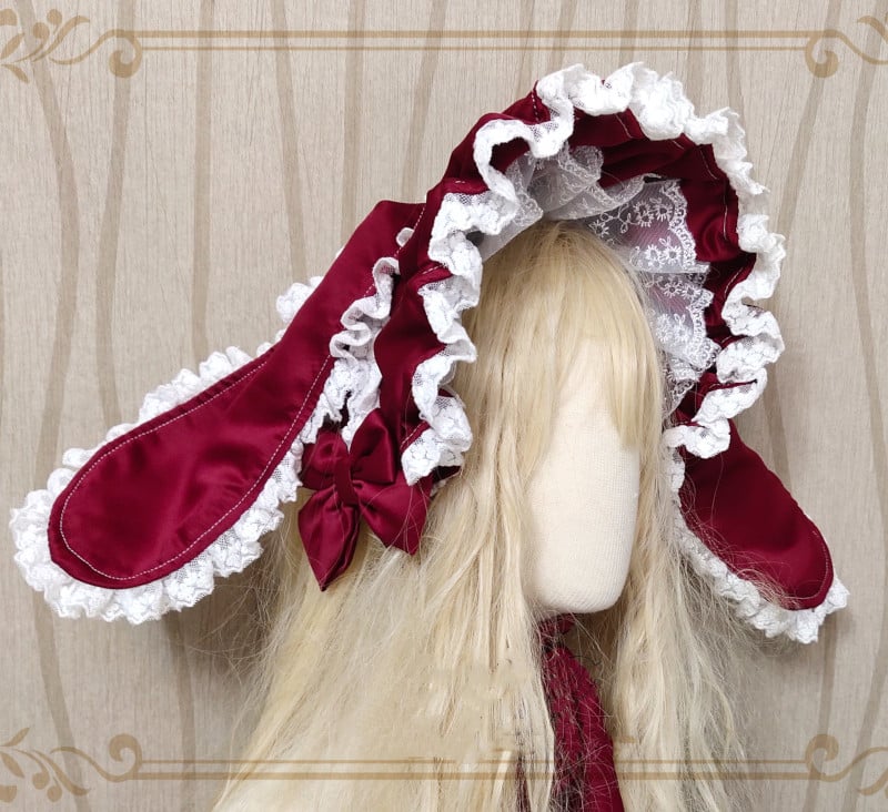 juteimu（じゅていむ） lop ear 組み入れ bonnet うさみみボンネット