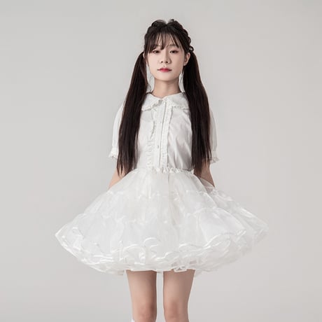 日常ボリューム パニエ パニエスカート 骨なし ワイヤー無し ロリータ ゴスロリ 大人用 ミニ丈 40cm丈