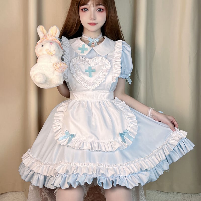 メイド服 ナース 看護師 コスプレセット ロリータ セクシー