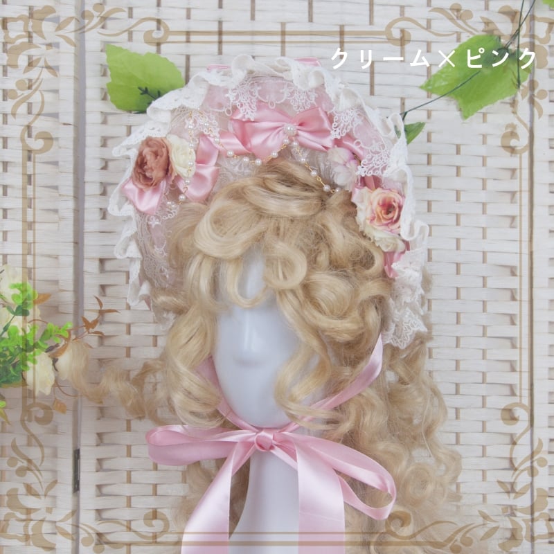 ロリータ ボンネット ボンネ 帽子 クラロリ エレガント クラシック