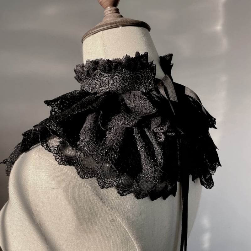 ゴスロリ ゴシック ロリータ つけ襟 付け襟 襟 衿 ネックカバー レース