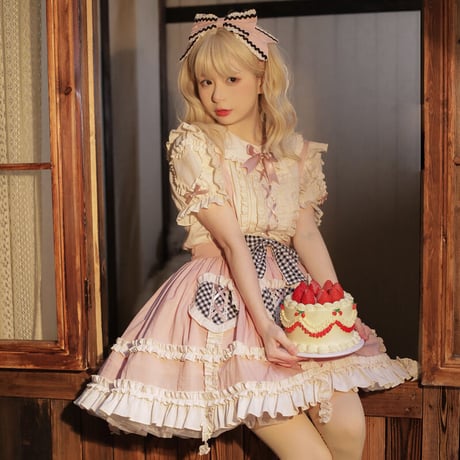 ロリータ ブラウス シャツ レディース 半袖 透け感 春 夏 ゴスロリ ゴシック ロリィタ フェミニン 甘ロリ 華ロリ レース