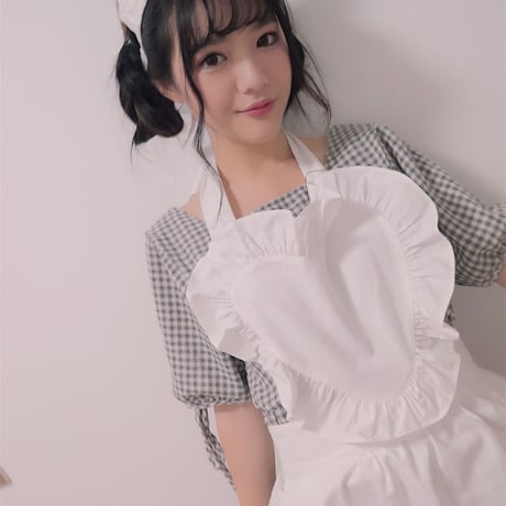 エプロン ロリータ メイド レディース コスプレ   カフェ  コスチューム ユニフォーム フリーサイズ