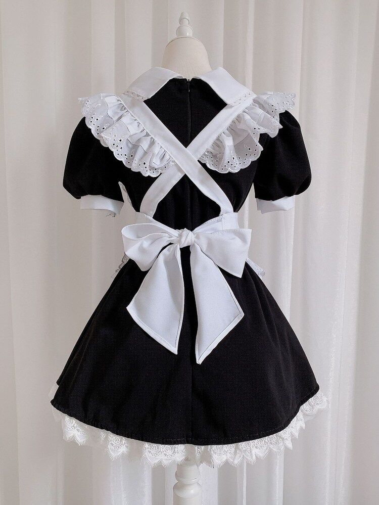 y2k メルトザレディ ロリータ 総レース ワンピース ゴスロリ メイド服 y2k メルトザレディ ロリータ 総レース ワンピース ゴスロリ