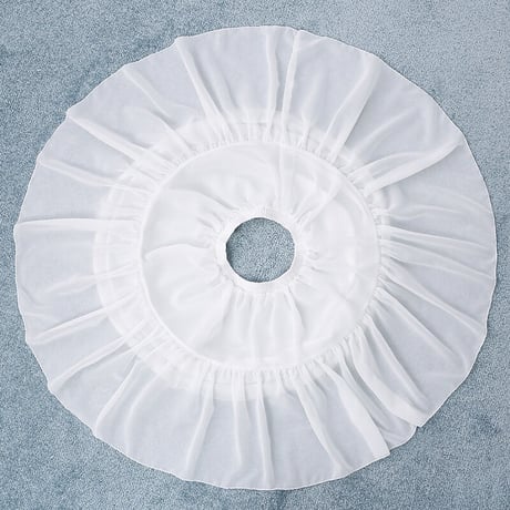 パニエ ワイヤーパニエ lolita ゴスロリ 46cm 膝丈 2段ワイヤー スカート ふんわり 白 黒 日常使い ボリューム