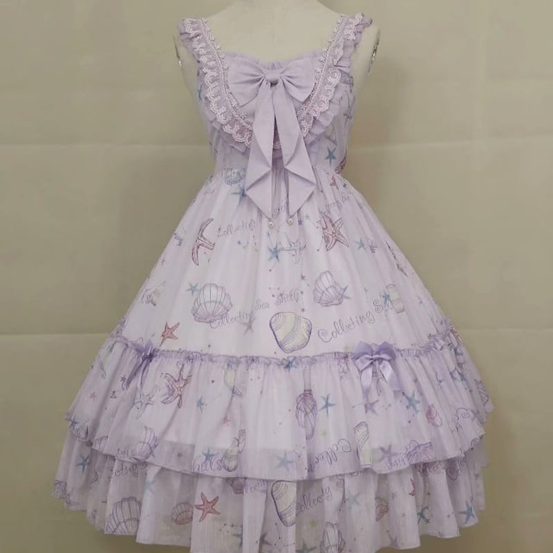 ロリータ ジャンパースカート ワンピース ロリィタ JSK 貝殻 ヒトデ